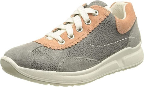 Superfit Merida HS Girls’ Sneaker – Hellgrau Rosa Casual Zip Shoes