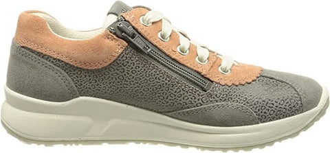 Superfit Merida HS Girls’ Sneaker – Hellgrau Rosa Casual Zip Shoes