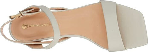 Fred de la Bretoniere Off-White Leather Sandals – FRS1191 for Women
