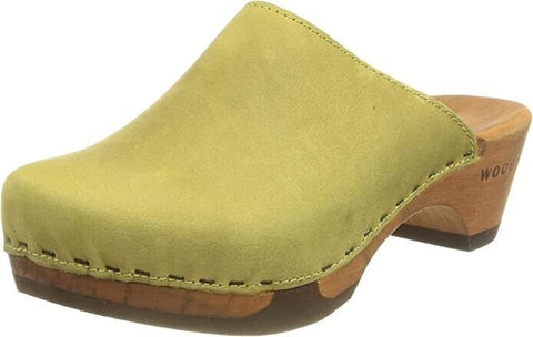 Woody Women’s 13223 Anja Clogs – Mustard Yellow Slip-On Comfort Shoe