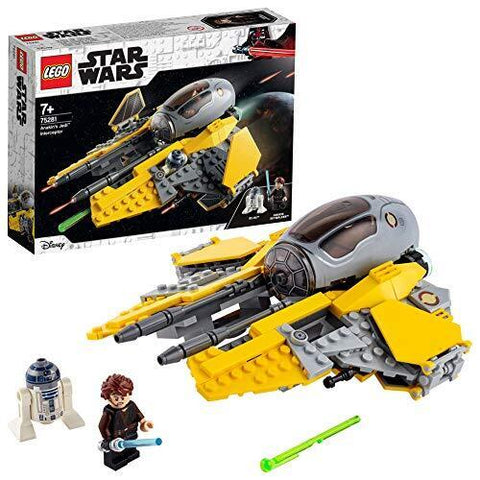 LEGO 75281 Star Wars Anakin’s Jedi Interceptor + Display Stand | Ages 8+