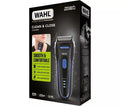 WAHL Clean & Close Wet & Dry Stubble Foil Shaver Black & Blue