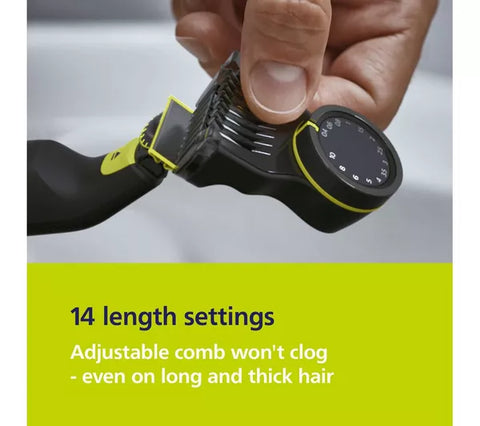 PHILIPS OneBlade Pro 360 QP6542/15 Wet & Dry Foil Shaver - Black