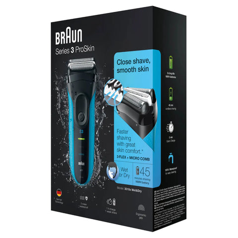Braun Series 3 Electric Shaver, Braun Series 3 ProSkin 3010s Electric Shaver