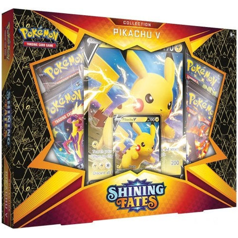 Pokemon Shining Fates Pikachu V Collection Box | Damaged Packaging