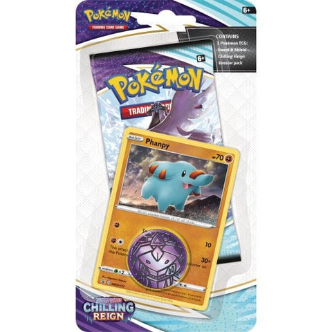 Pokemon Sword & Shield Chilling Reign 1 Pack Checklane Blister
