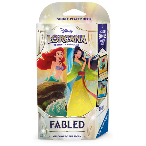 Disney Lorcana: Fabled Starter Deck - Emerald & Ruby (Powerline & Max)