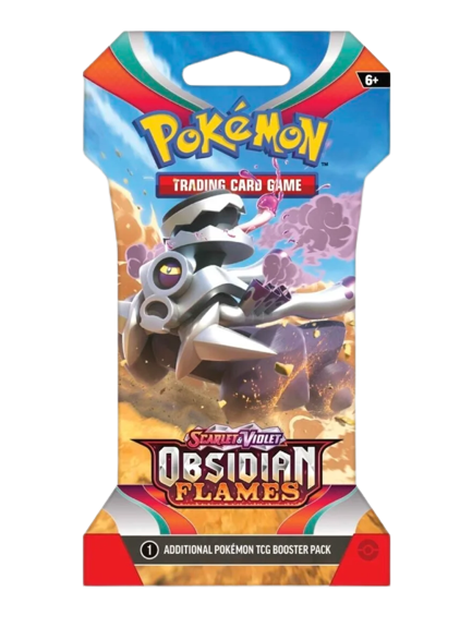 Pokemon Scarlet & Violet Obsidian Flames Sleeved Booster Pack