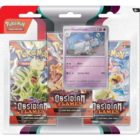 Pokemon Scarlet & Violet Obsidian Flames: 3 Pack Blister