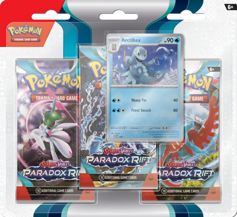 Pokemon Scarlet & Violet Paradox Rift: 3 Pack Blister