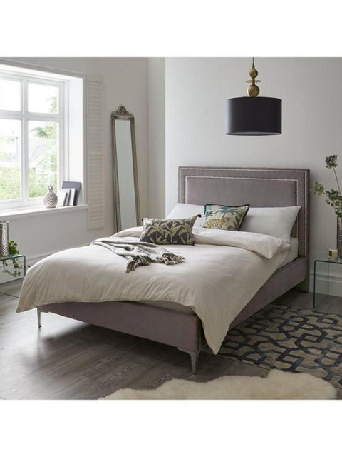 Hepworth Velvet Kingsize Bed Frame Only