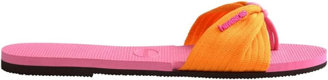 Havaianas Women's You Saint Tropez Basic Flat Sandal, Crystal Rose | Damaged Packaging