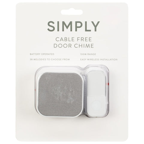 Simply Cable Free Door Chime 38 Melodies 100m