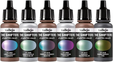 Vallejo Shifters Galaxy Dust, AV Vallejo - The Shifters - Galaxy Dust (6), 17 ml (Pack of 6)