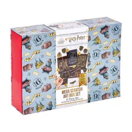 Harry Potter Mega Scratch Art Box Set – Over 100 Pieces of Creative Fun