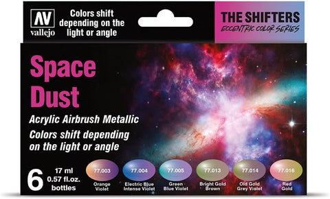 Vallejo Shifters Space Dust, AV Vallejo - The Shifters - Space Dust (6),17 ml (Pack of 6)