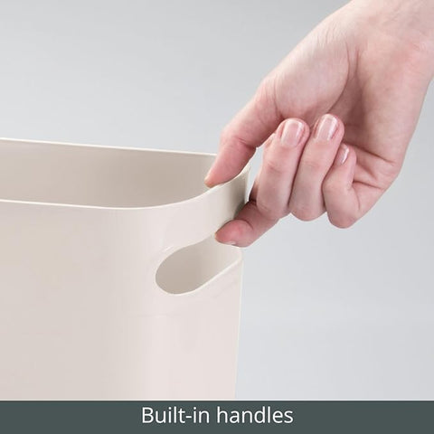 mDesign Bathroom Waste Bin