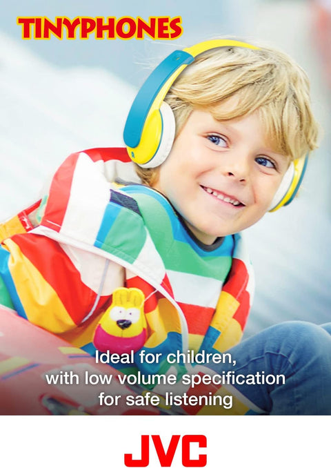 JVC HA-KD7-R Kids TINYPHONES Headphones (Red)