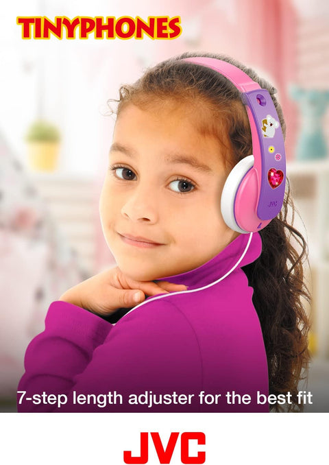 JVC HA-KD7-R Kids TINYPHONES Headphones (Red)