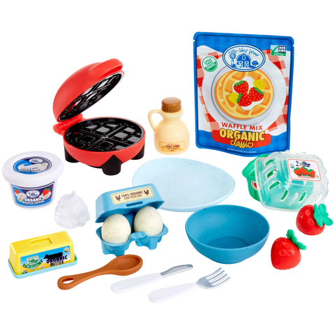 Little Tikes Creative Chefs Waffle Kit | Pretend Play Cooking Set with Accessories – Age 3+