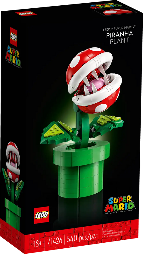 LEGO 71426 Super Mario Piranha Plant Figure Set for Adults | Damaged Packaging