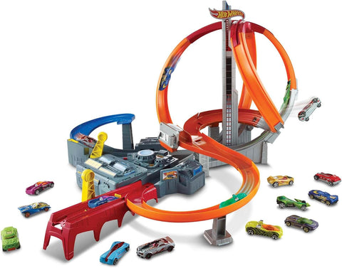 Mattel Hot Wheels Spin Storm Track Set