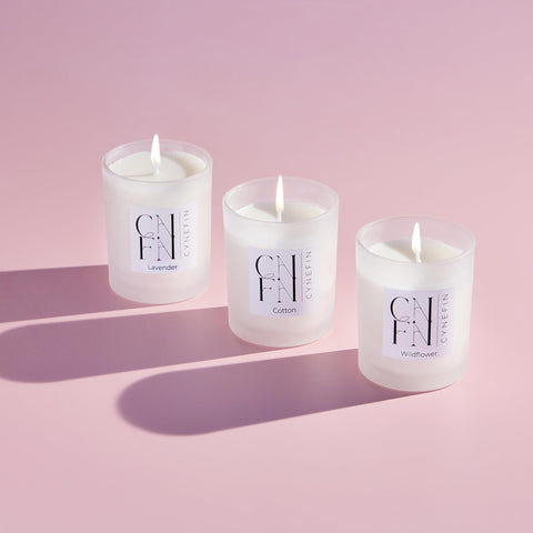Fresh and Floral Scented Candles Gift Set 100% Coconut Wax Candles | 3 x 100g