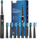 Sonic Electric Toothbrush for Adults and Kids - Rechargeable Sonic Toothbrush with 8 Brush Heads