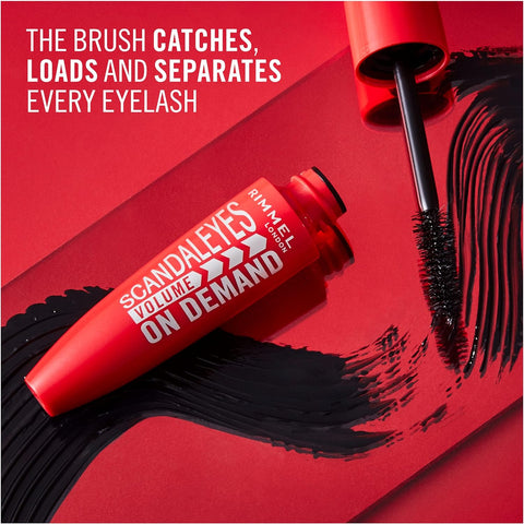 Rimmel London Scandaleyes Volume On Demand Mascara | Buildable Lash Volume | 12ml