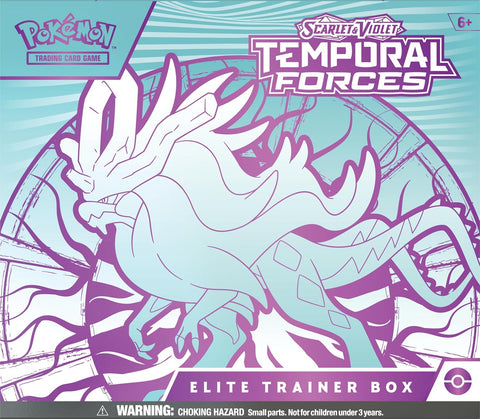 Pokémon TCG: Scarlet & Violet—Temporal Forces Elite Trainer Box – Walking Wake