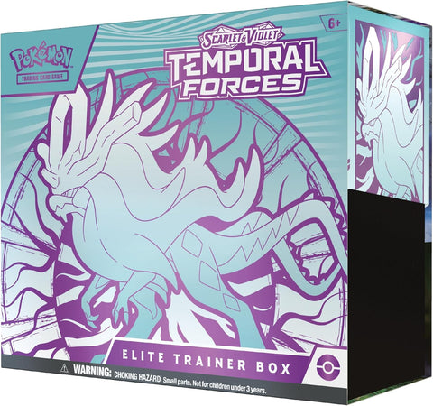 Pokémon TCG: Scarlet & Violet—Temporal Forces Elite Trainer Box – Walking Wake
