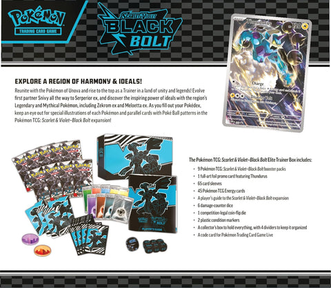 Pokemon- Scarlet & Violet— Black Bolt Elite Trainer Box ETB back