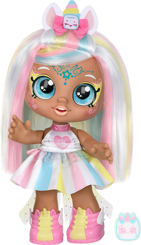 Kindi Kids Dress Up Magic Marsha Mello Unicorn Face Paint Doll | Damaged Packaging