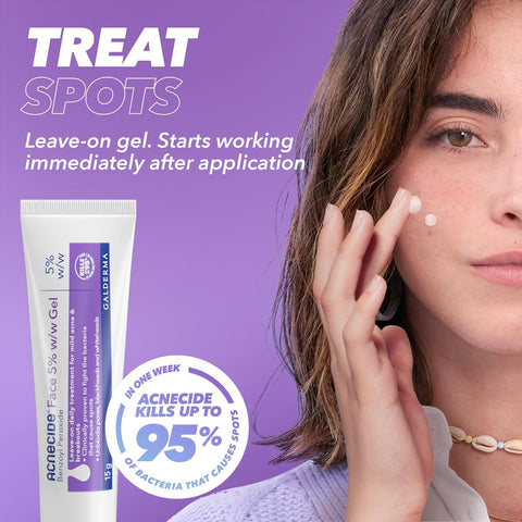 Acnecide Face Gel,Acnecide Face 5% w/w Gel 15g