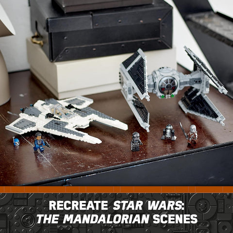 LEGO 75348 Star Wars Mandalorian Fang Fighter vs TIE Interceptor Starfighter | Damaged Packaging