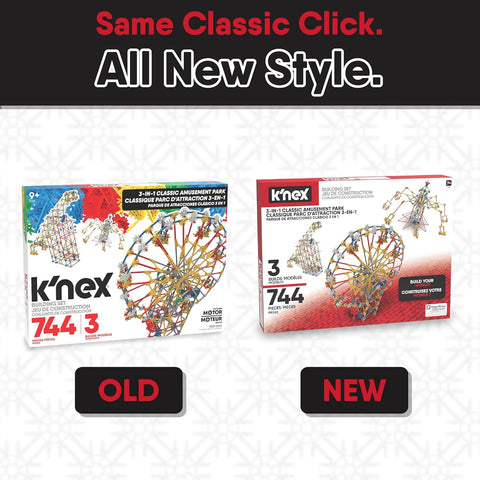 K’NEX Thrill Rides 3-in-1 Classic Amusement Park Building Set 17035