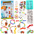 Original Stationery | Art Adventure Shrink It Studio, Keychain Maker Kit for Boys to Make Awesome Charms with 110+ Pieces, Fun Shrink Art Kits for Kids