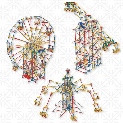 K’NEX Thrill Rides 3-in-1 Classic Amusement Park Building Set 17035