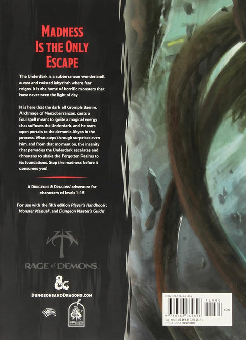 Dungeons & Dragons Out of the Abyss | Rage of Demons Campaign Book