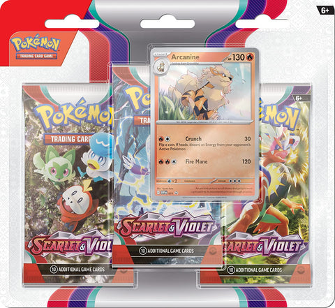 Pokemon Scarlet and Violet (Base Set) 3 Pack Blister