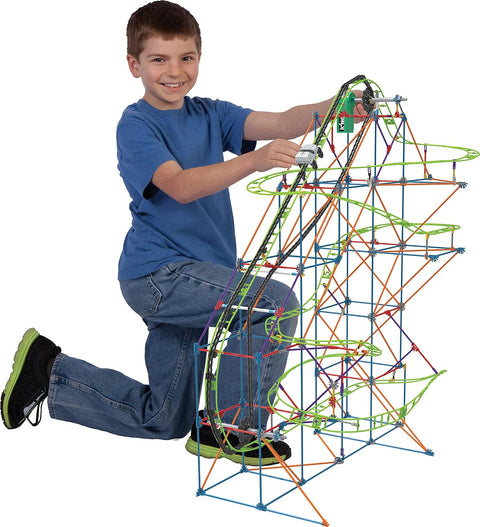 K'NEX | Typhoon Frenzy Roller Coaster Building Set 51438