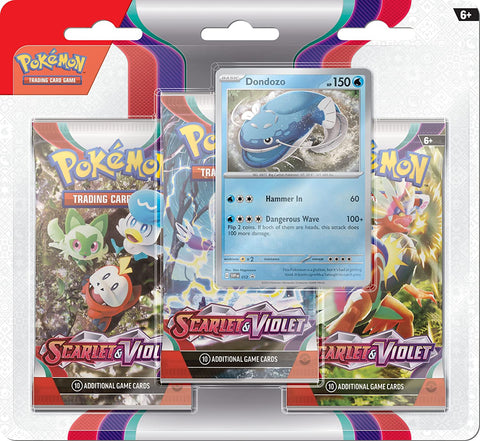 Pokemon Scarlet and Violet (Base Set) 3 Pack Blister
