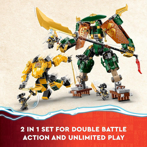 LEGO 71794 NINJAGO Lloyd and Arin's Ninja Team Mechs Set