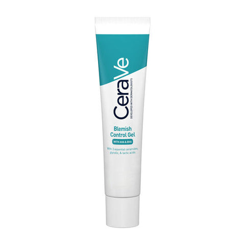 Cerave Blemish Control Gel, CeraVe Blemish Control Gel with AHA & BHA for Blemish-Prone Skin - 40ml