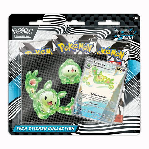 Pokémon TCG: Scarlet & Violet – Black Bolt Tech Sticker Collection Reuniclus