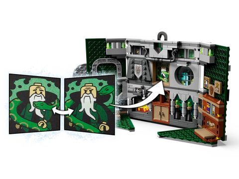 LEGO 76410 Harry Potter Slytherin House Banner Set