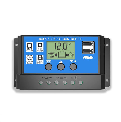 Solar Charge Controller 30A Solar Panel Controller LCD Display Solar Panel | Clearance
