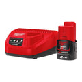 Milwaukee M12 NRG-201 12V 2.0Ah Li-Ion RedLithium Battery & Charger Set