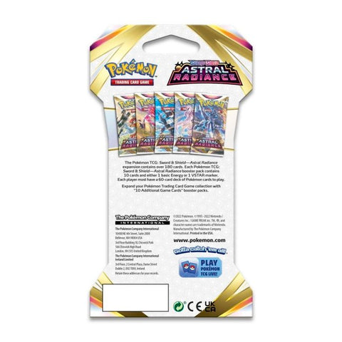 Pokemon Sword and Shield-Astral Radiance Sleeved Booster Pack