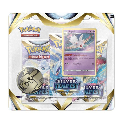 Pokemon Sword & Shield Silver Tempest 3 Pack Blister